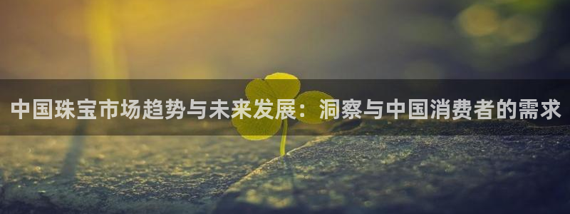彝族自治州众腾娱乐：中国珠宝市场趋势与未来发展：洞察与中国消